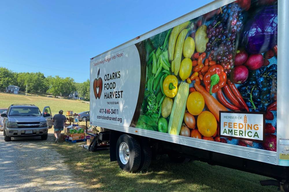 More than 900,000 meals during the most recent fiscal year were distributed through mobile food pantries.